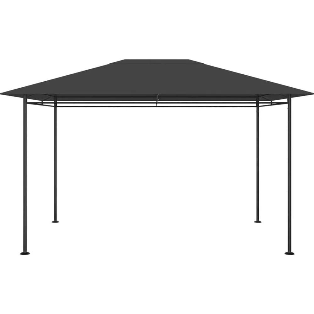 Tuin & Gazon*vidaXL Prieel 180 g/m² 384x281x270 cm kleurig Antraciet