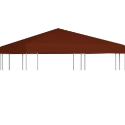 Tuin & Gazon*vidaXL Prieeldak 310 g m² 3x3 m terracota Terracotta