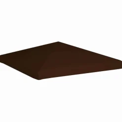Tuin & Gazon*vidaXL Prieeldak 310 g/m² 3x3 m Bruin