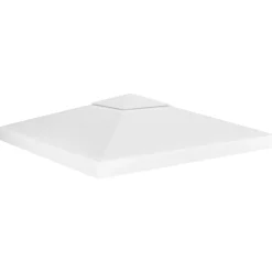 Tuin & Gazon*vidaXL Prieeldak 2-laags 310 g/m² 3x3 m Wit