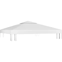 Tuin & Gazon*vidaXL Prieeldak 2-laags 310 g/m² 3x3 m Wit