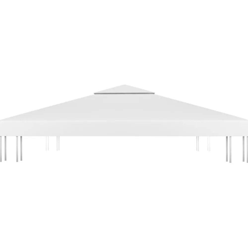Tuin & Gazon*vidaXL Prieeldak 2-laags 310 g/m² 3x3 m Wit