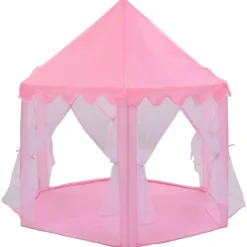 Buitenspeelgoed*vidaXL Prinsessenspeeltent met 250 Ballen 133x140 cm roze Meerkleurig 1