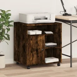 Printerkastje met wielen 60x50x67 cm kleurig><noscript><img width=