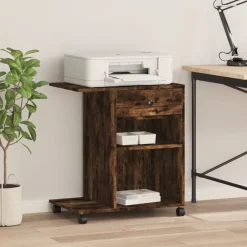 Printerkastje met wielen 60x40x68,5 cm kleurig><noscript><img width=