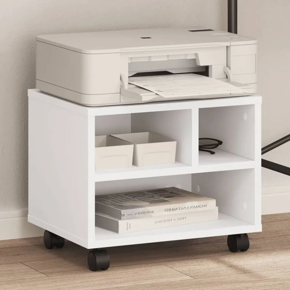 Printerkastje met wielen 41x32x34,5 cm>vidaXL Outlet