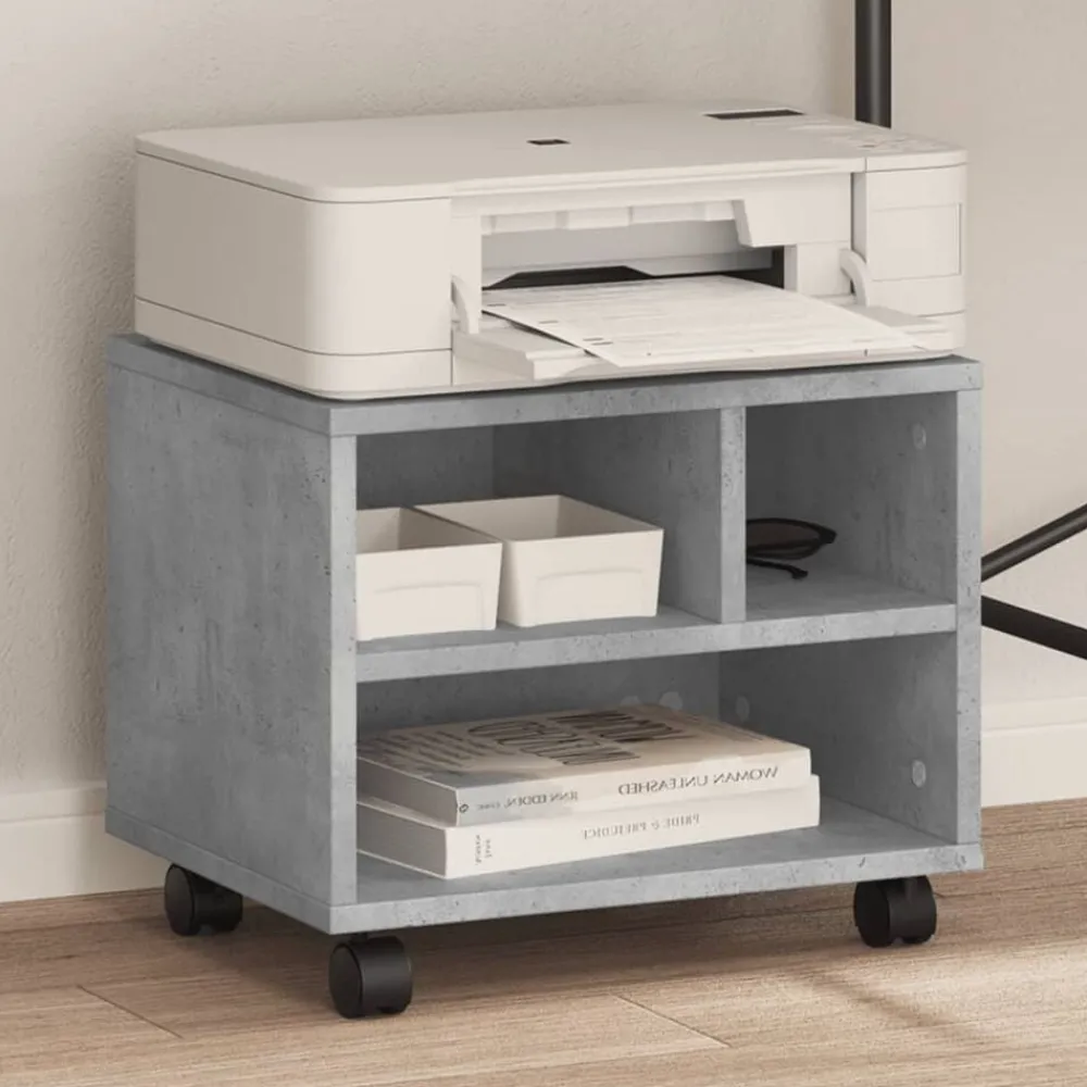 Printerkastje met wielen 41x32x34,5 cm>vidaXL Discount