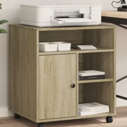 Printerkastje met wielen 60x50x67 cm kleurig>vidaXL Sale