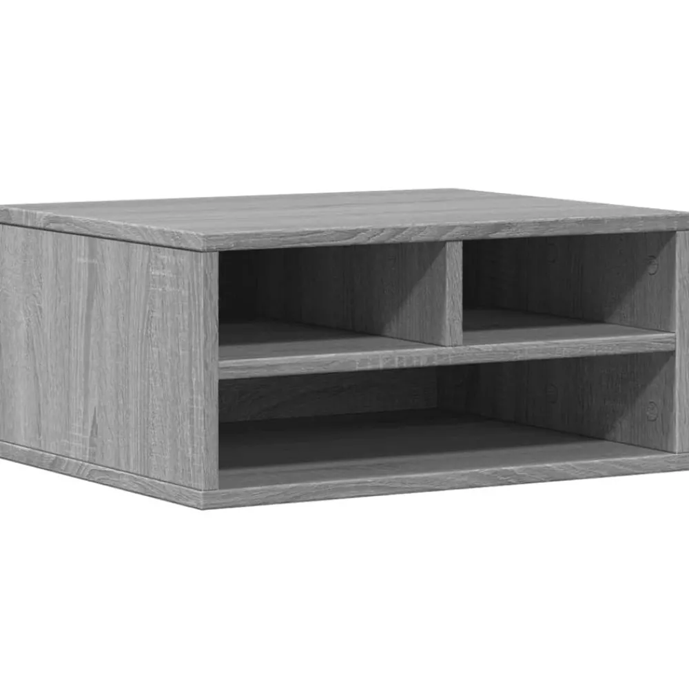 Printerkastje 49x40x22,5 cm bewerkt hout eiken>vidaXL Online