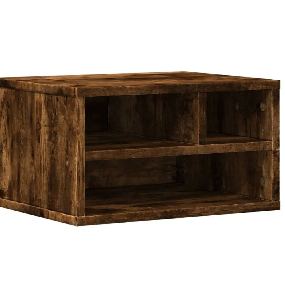 Printerkastje 40x32x22,5 cm bewerkt hout kleurig>vidaXL Clearance