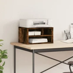 Printerkastje 40x32x22,5 cm bewerkt hout kleurig><noscript><img width=