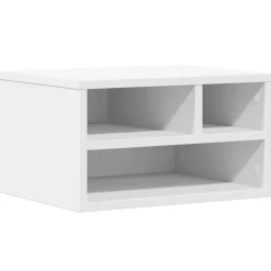 Elektronica*vidaXL Printerkastje 40x32x22,5 cm bewerkt hout Wit