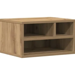 Printerstand Artisan Eiken 40 x 32 x 22,5 cm Bewerkt hout>vidaXL New