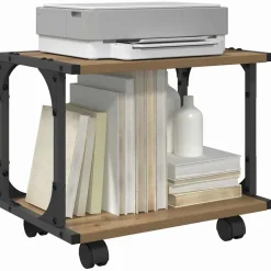 Printerstand Artisan Eiken 41 x 28 x 33.5 cm Bewerkt hout><noscript><img width=