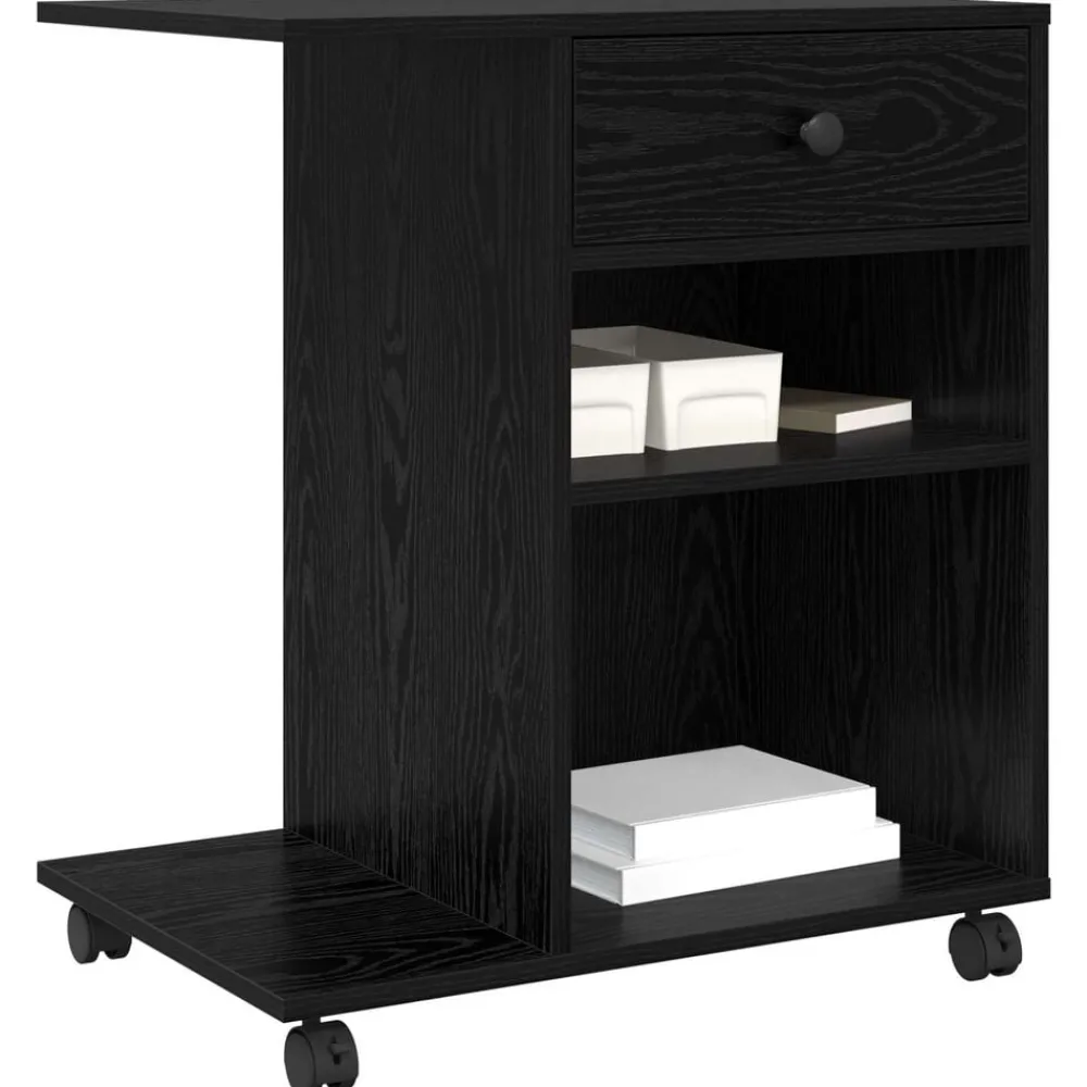 Printerstand Effen 60 x 40 x 68.5 cm Bewerkt hout>vidaXL Discount