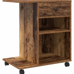 Printerstand met lade Oudhout 60 x 40 x 68.5 cm Bewerkt hout>vidaXL Sale