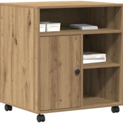 Printerstand met opslag 60 x 50 x 67 cm><noscript><img width=