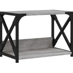 Printerstandaard 44x26x31,5 cm bewerkt hout eiken>vidaXL