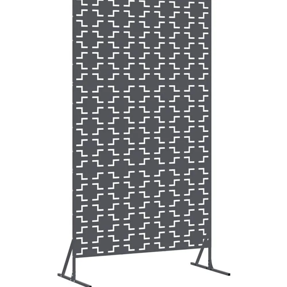 Privacyscherm Antraciet 100 x 50 x 180 cm Staal>vidaXL Online