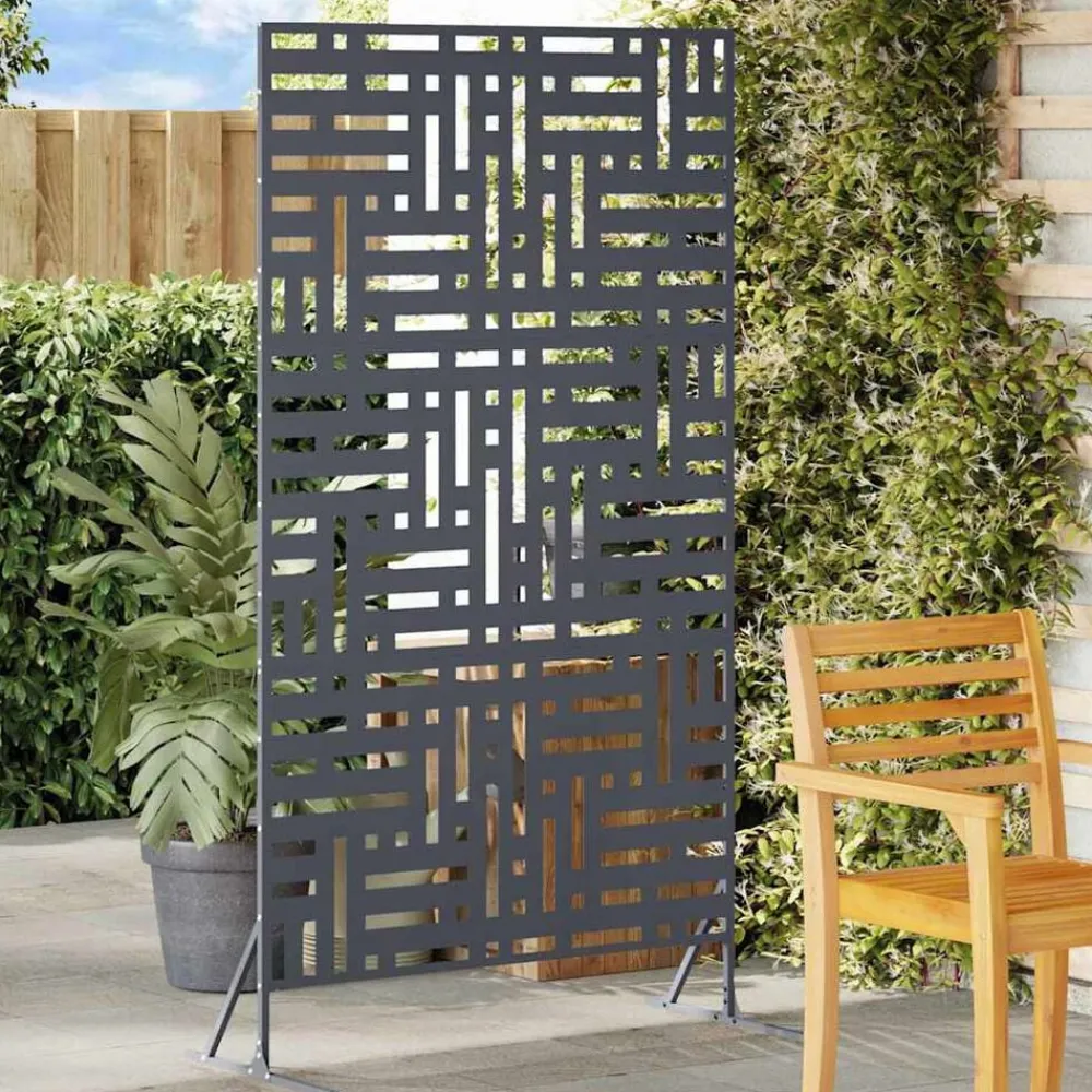 Privacyscherm Antraciet 100 x 50 x 180 cm Staal>vidaXL Clearance