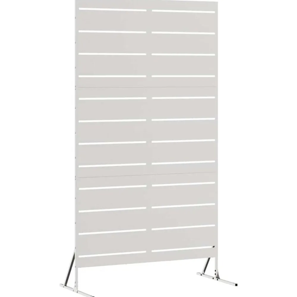 Privacyscherm Grijs 100 x 50 x 180 cm Staal>vidaXL