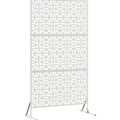 Privacyscherm Grijs 100 x 50 x 180 cm Staal>vidaXL Online
