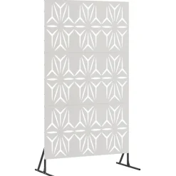 Privacyscherm Grijs 100 x 50 x 180 cm Staal>vidaXL Best