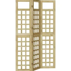 Privacyscherm Honingbruin 121 x 180 cm Massief Vurenhout>vidaXL Discount