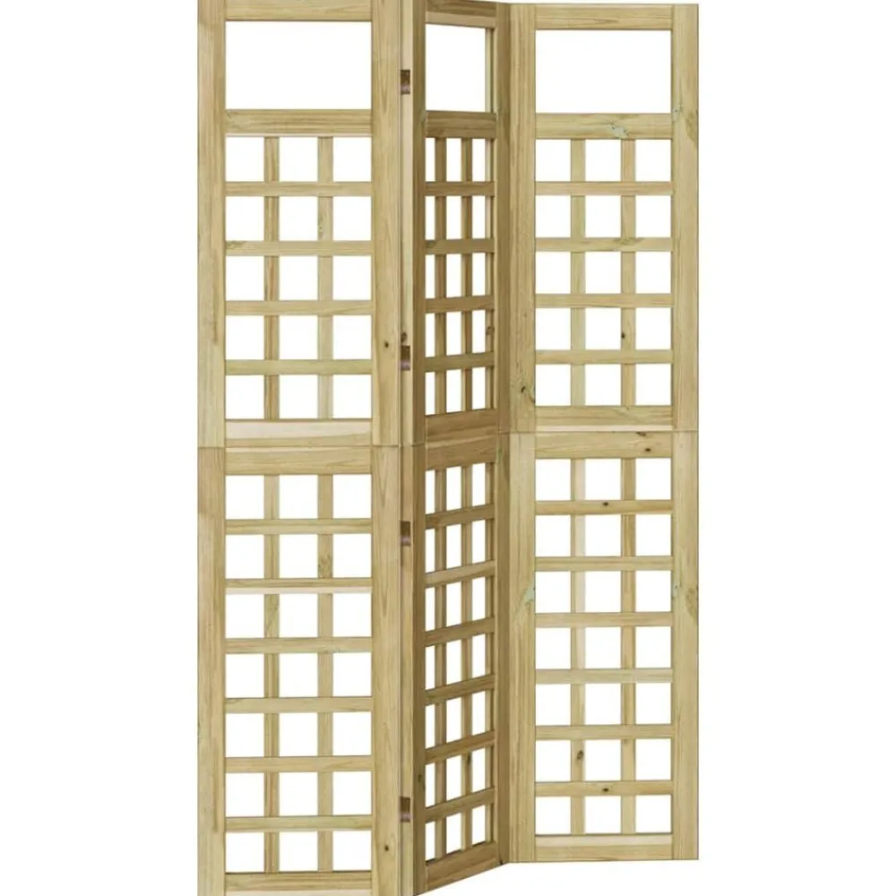 Privacyscherm Honingbruin 121 x 180 cm Massief Vurenhout>vidaXL Discount