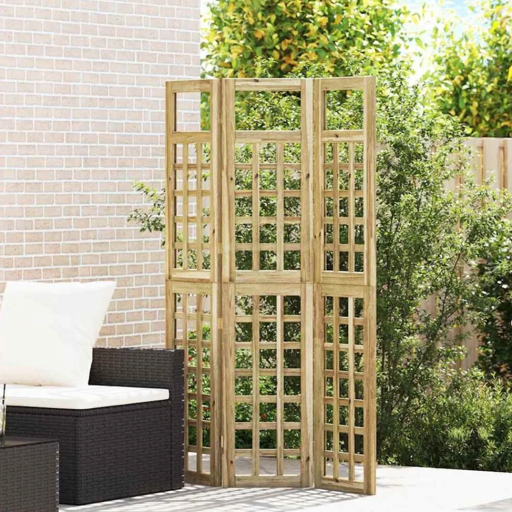 Privacyscherm Honingbruin 121 x 180 cm Massief Vurenhout>vidaXL Discount