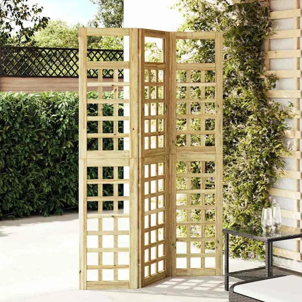 Privacyscherm Honingbruin 121 x 180 cm Massief Vurenhout>vidaXL Discount
