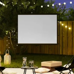 Elektronica*vidaXL Projectiescherm met standaards 84 inch 4:3