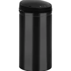 Huishoudelijke Benodigdheden*vidaXL Prullenbak met automatische sensor 50 L koolstofstaal Zwart