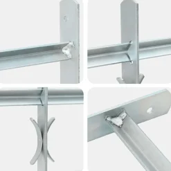 Raambeveiliging verstelbaar met 4 dwarsstangen 500-650 mm><noscript><img width=