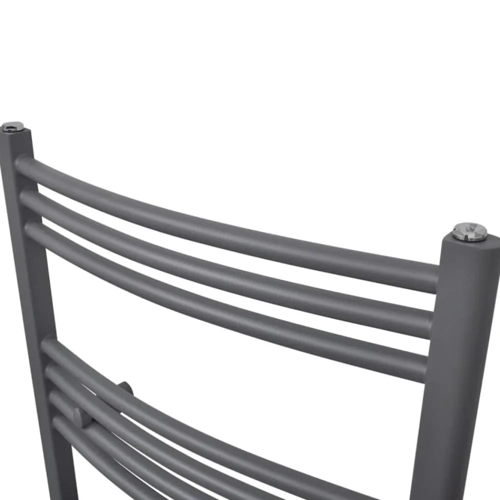 Huishoudelijke Apparaten*vidaXL Radiator / handdoekenrek gebogen 480x480 mm Grijs