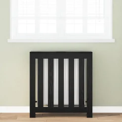 Radiatorafdekking Zwart Eiken 78 x 20 x 82 cm Bewerkt hout>vidaXL Sale