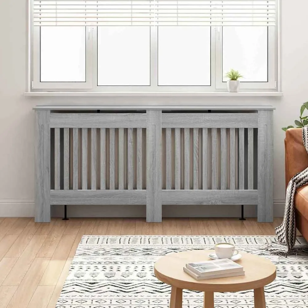 Radiatorafdekking 172 x 19 x 81,5 cm Bewerkt hout>vidaXL Discount