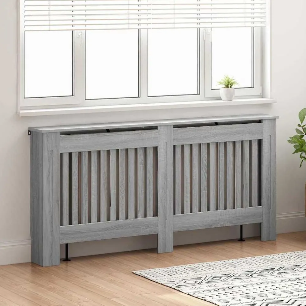 Radiatorafdekking 172 x 19 x 81,5 cm Bewerkt hout>vidaXL Discount