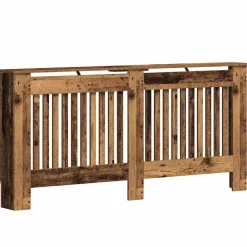 Huishoudaccessoires*vidaXL Radiatorafdekking 172 x 19 x 81,5 cm Bewerkt hout Oud hout