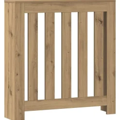 Huishoudaccessoires*vidaXL Radiatorombouw 78x20x82 cm bewerkt hout artisanaal kleur Eiken