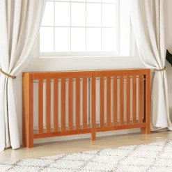 Huishoudaccessoires*vidaXL Radiatorombouw 169x19x84 cm massief grenenhout was Bruin