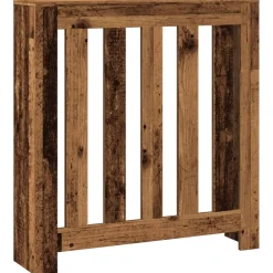 Huishoudaccessoires*vidaXL Radiatorombouw 78x20x82 cm bewerkt hout Oud hout