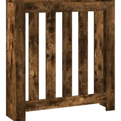 Huishoudaccessoires*vidaXL Radiatorombouw 78x20x82 cm bewerkt hout kleurig Gerookt eiken