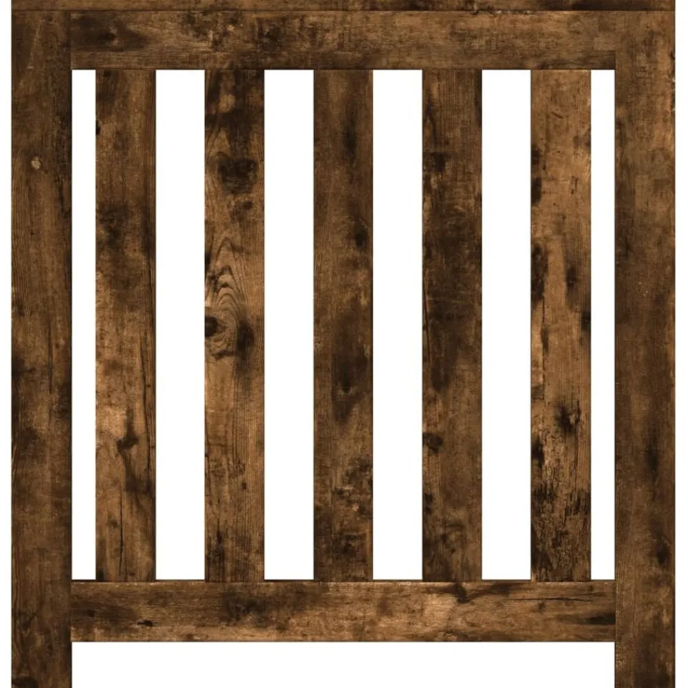 Huishoudaccessoires*vidaXL Radiatorombouw 78x20x82 cm bewerkt hout kleurig Gerookt eiken