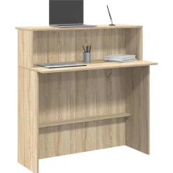 Receptiebalie 100x50x103,5 cm Bewerkt Hout>vidaXL Clearance
