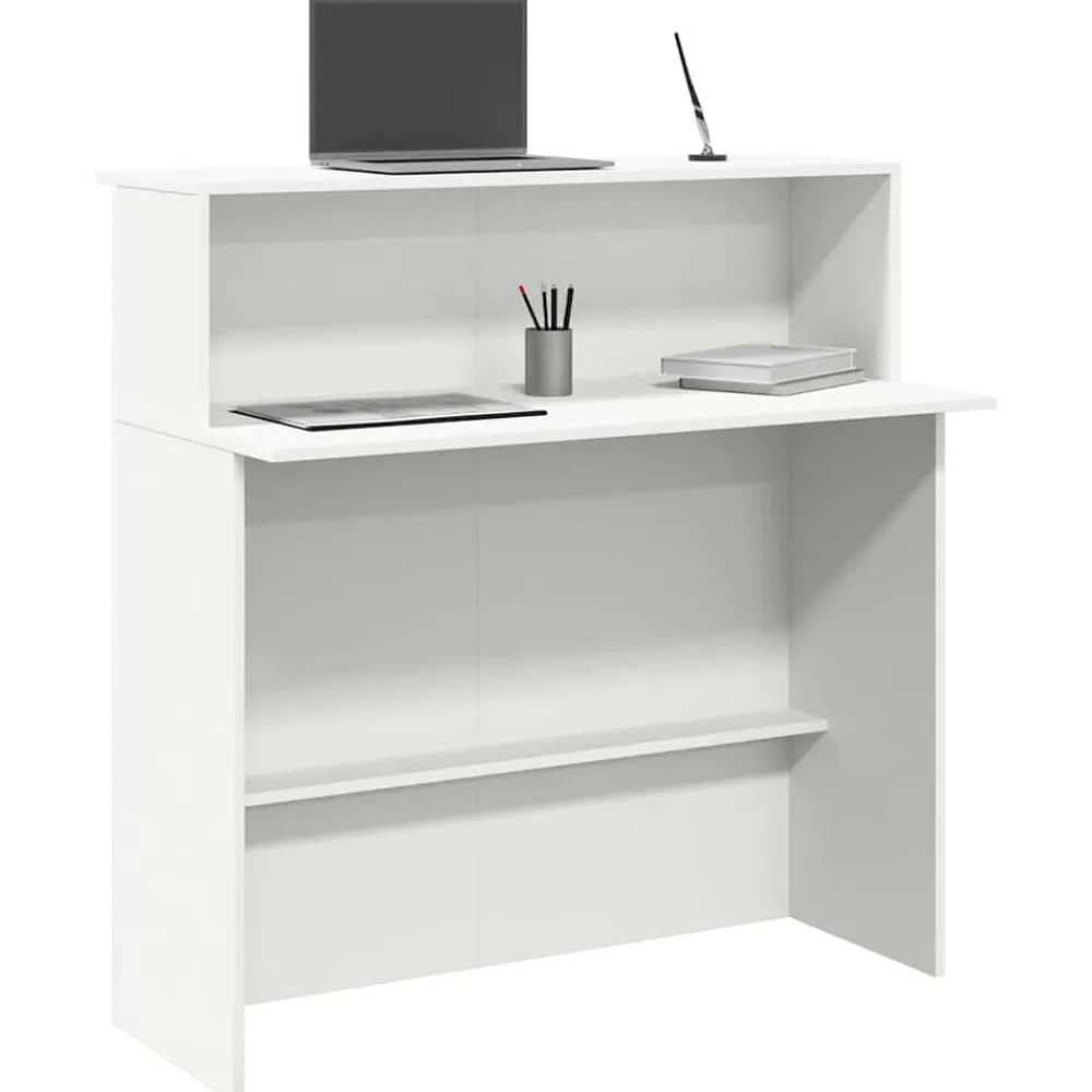 Receptiebalie 100x50x103,5 cm bewerkt hout>vidaXL New