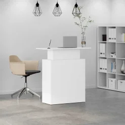Receptiebalie 100x40x104 cm Bewerkt Hout><noscript><img width=