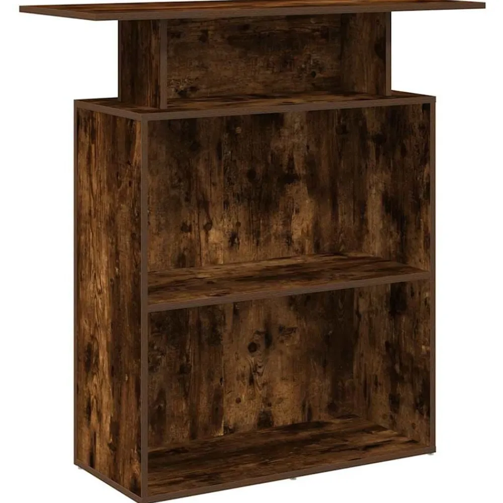Receptiebalie 100x40x104 cm bewerkt hout kleurig>vidaXL Outlet
