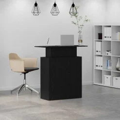 Receptiebalie 100x40x104 cm bewerkt hout><noscript><img width=