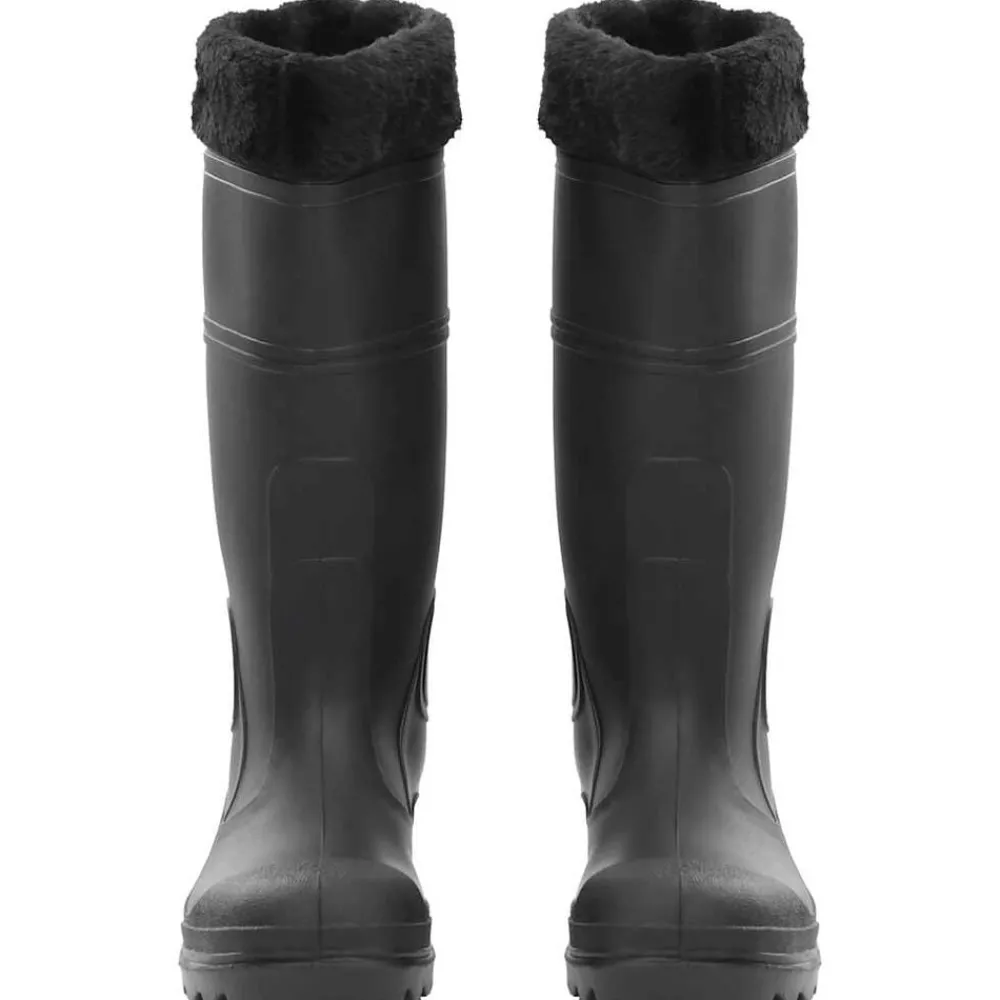 Regenlaarzen met verwijderbare sokken maat 38 PVC zwart>vidaXL Outlet
